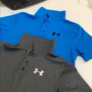 2 Under Armour Golf Shirts